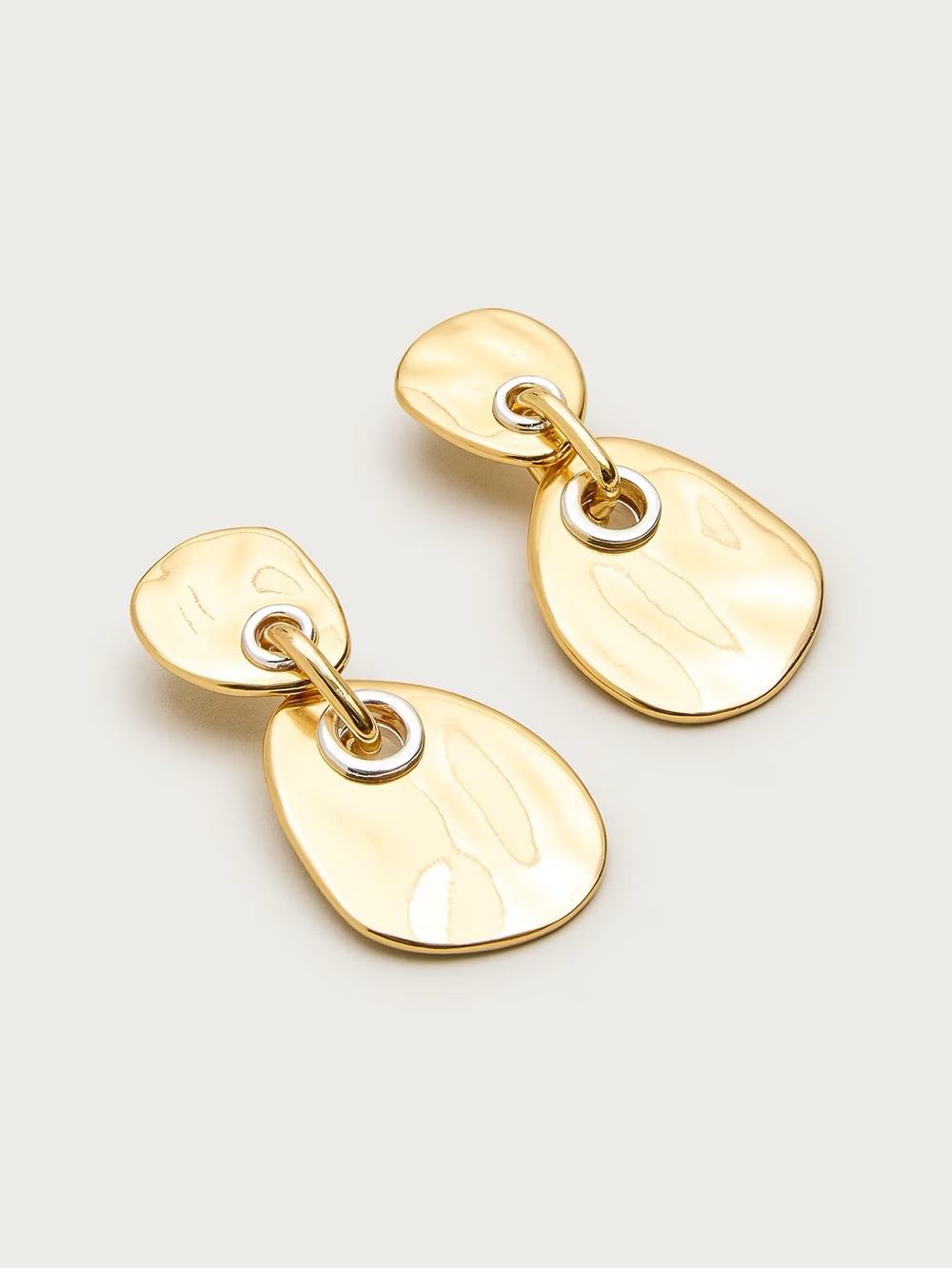 J. Crew Gold Linked Drop Earrings - Picture 2 of 3